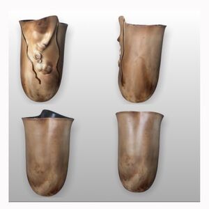 Artistic Brown 3D Sculpture/Vase